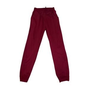 Truth Substance Common Sense Slim Fit Joggers Size 16 Burgundy